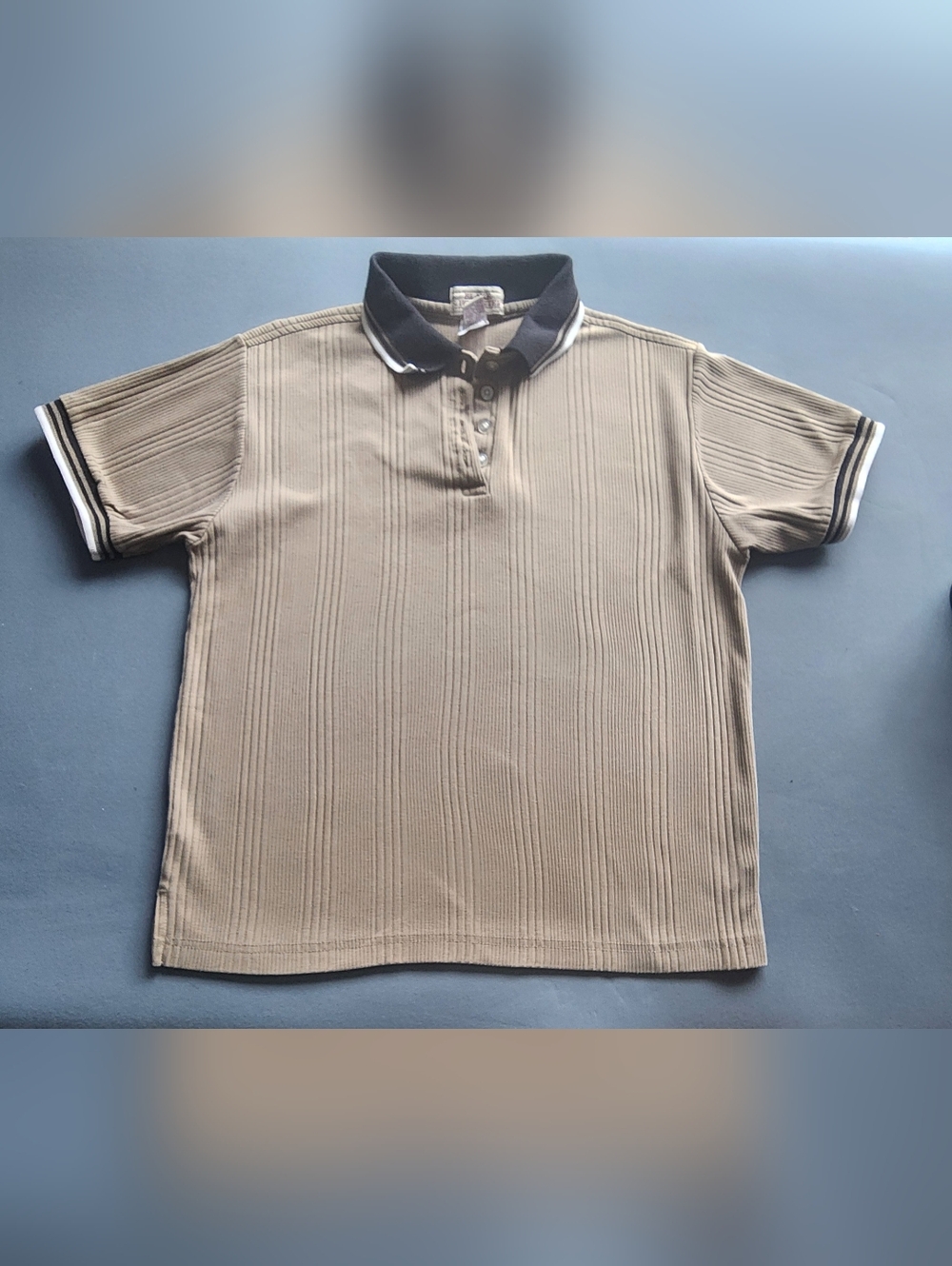 Blake & Hollister Ribbed Y2K Polo M